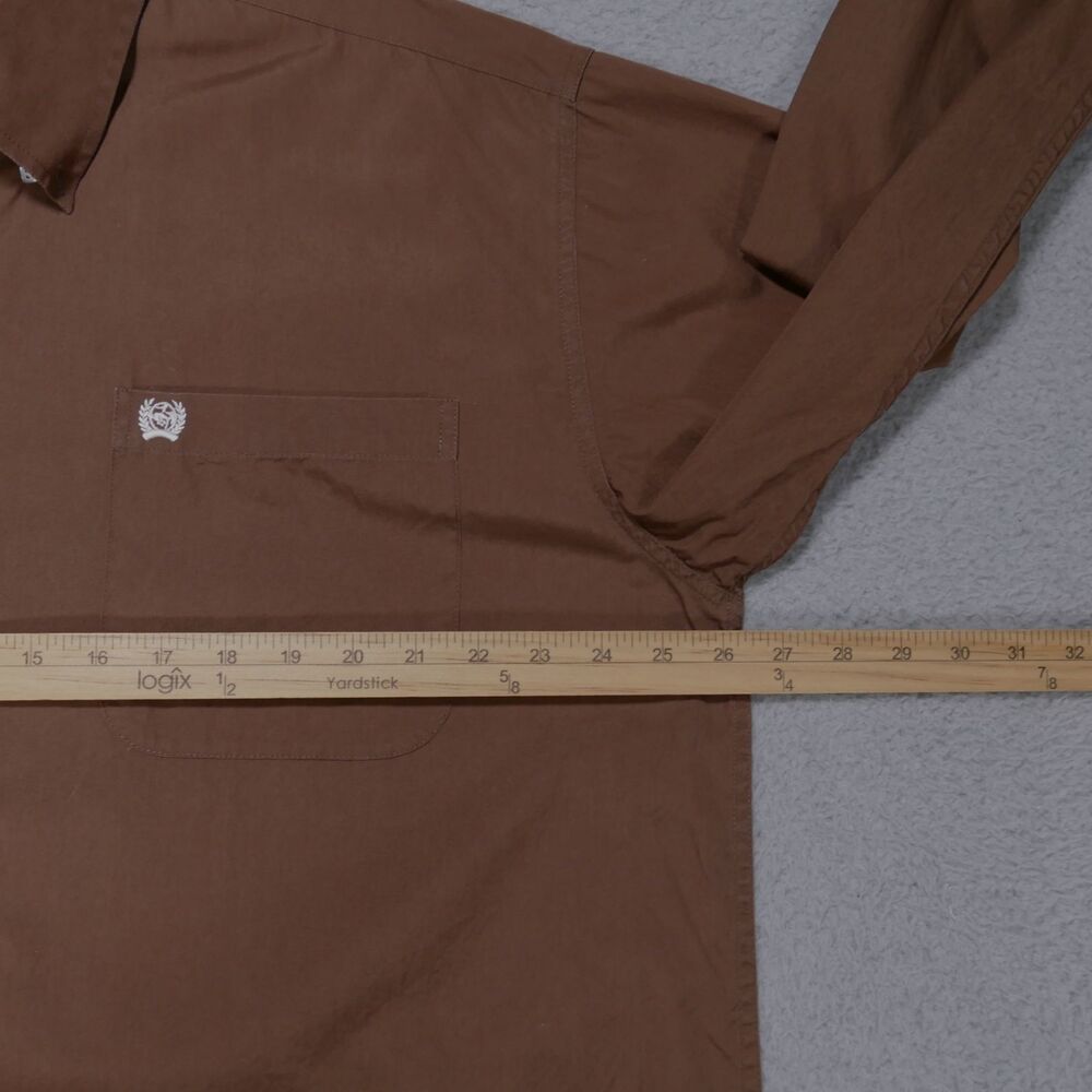 Cinch Shirt Mens XL Western Button Down Long Sleeve Cowboy Brown - Picture 10 of 15